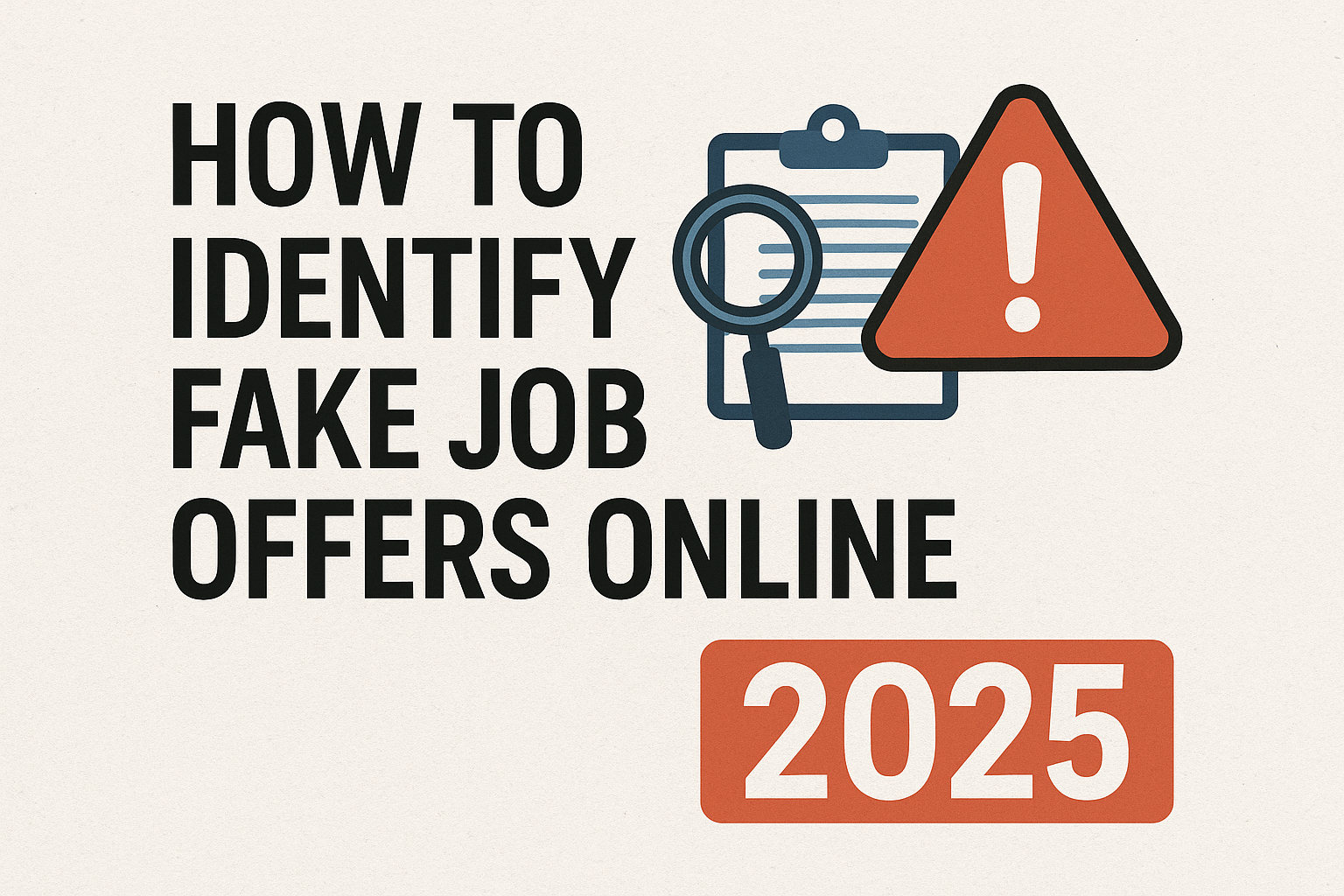 How to Identify Fake Job Offers Online