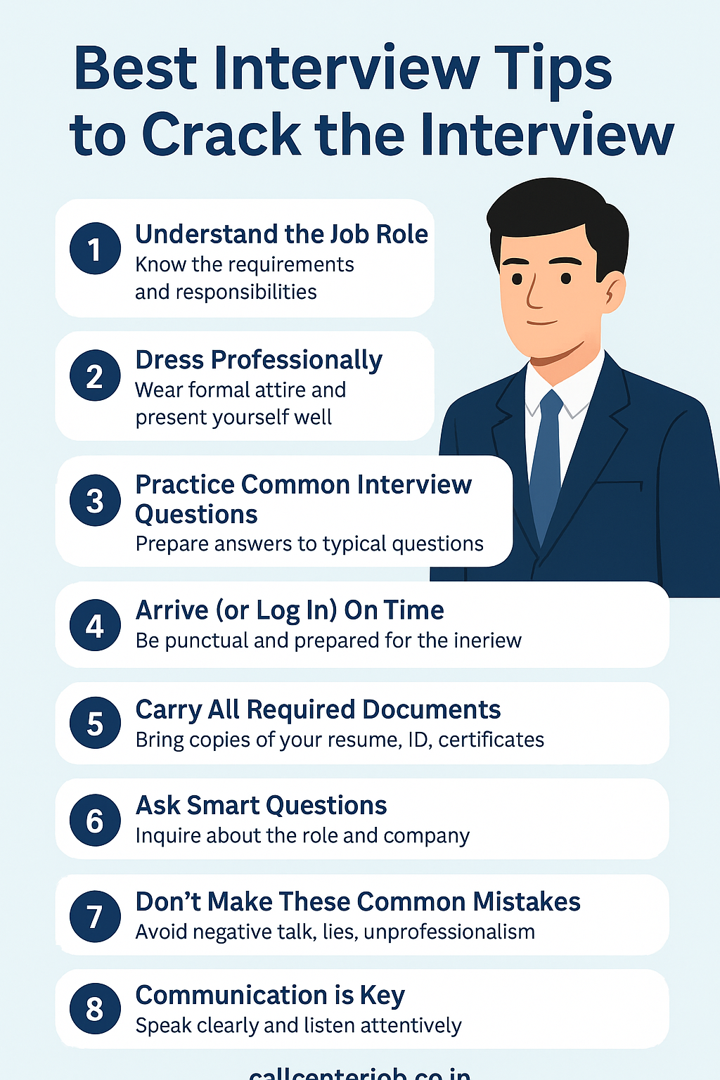 Best Interview Tips to Crack the Interview – A Guide by Callcenterjob.co.in